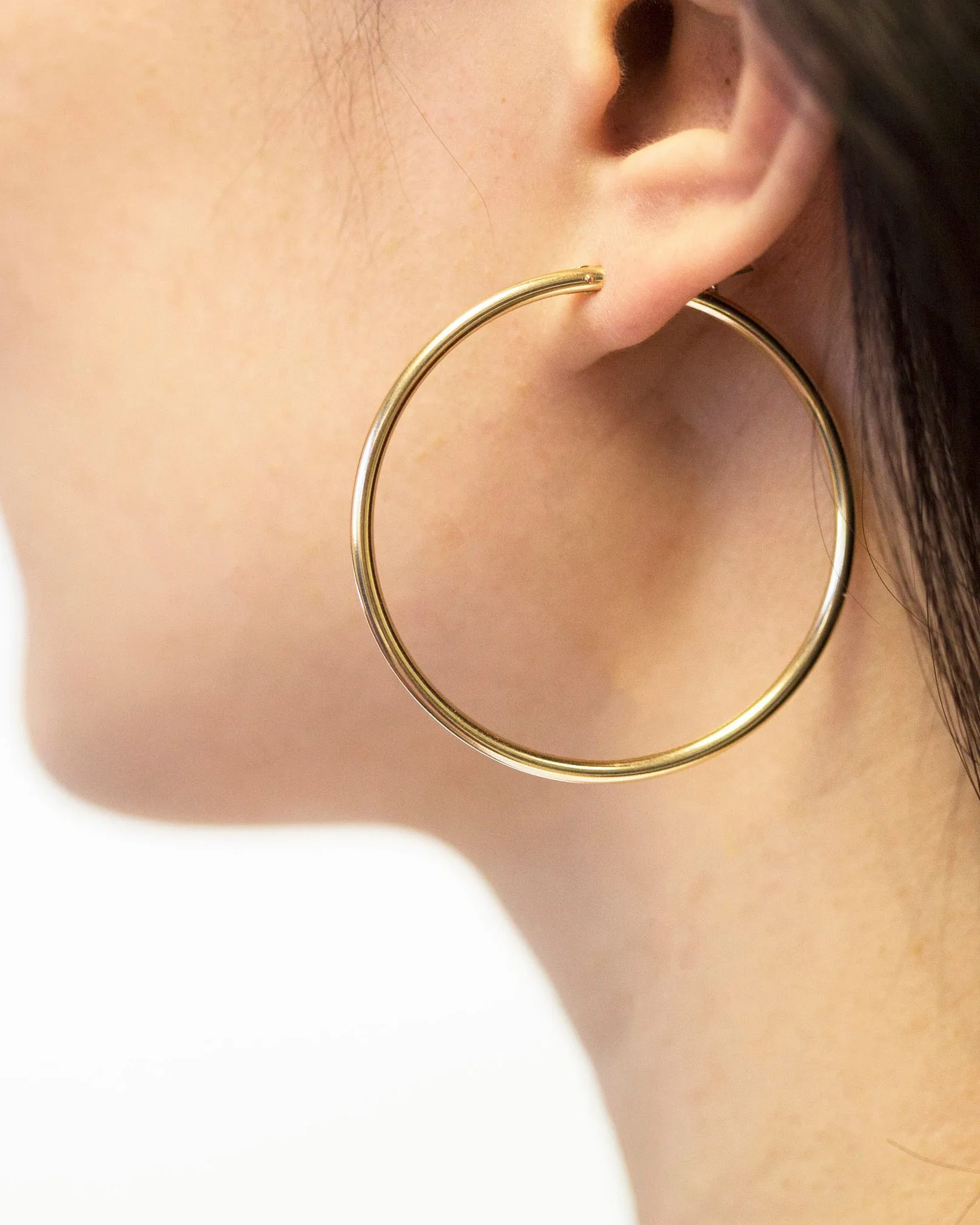 Tube Hoop Earrings