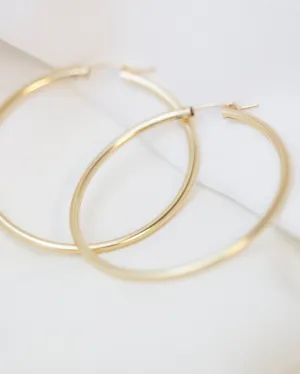 Tube Hoop Earrings