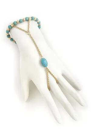 Turquoise Finger Bracelet