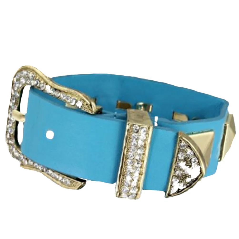 Turquoise Western Buckle Bracelet