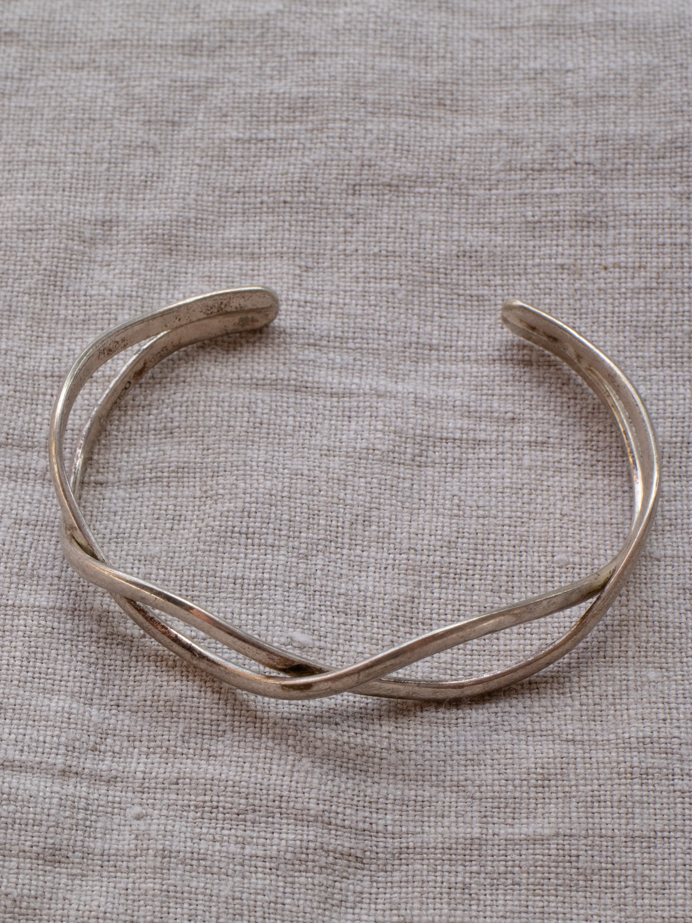 Vintage silver bangle