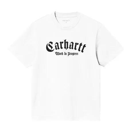 W' ONYX SCRIPT T-SHIRT / CARHARTT WIP / WHITE