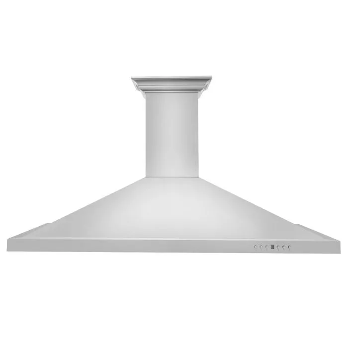 ZLINE 36 IN. Wall Mount Range Hood in Stainless Steel with Built-In CrownSound® BlueTooth Speakers (KBCRN-BT-36)